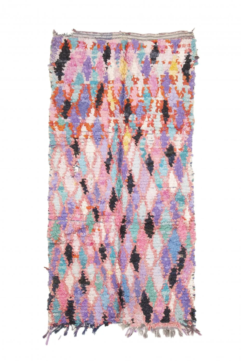 Tapis Marocain Berbère Boucherouite 220 x 105 cm