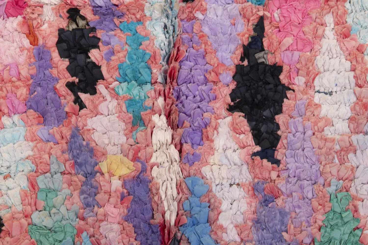 Tapis Marocain Berbère Boucherouite 220 x 105 cm