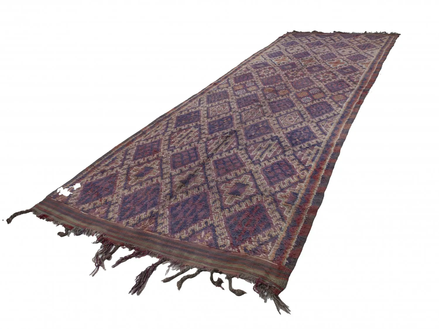 Tapis kilim marocain Azilal Édition spéciale 510 x 190 cm
