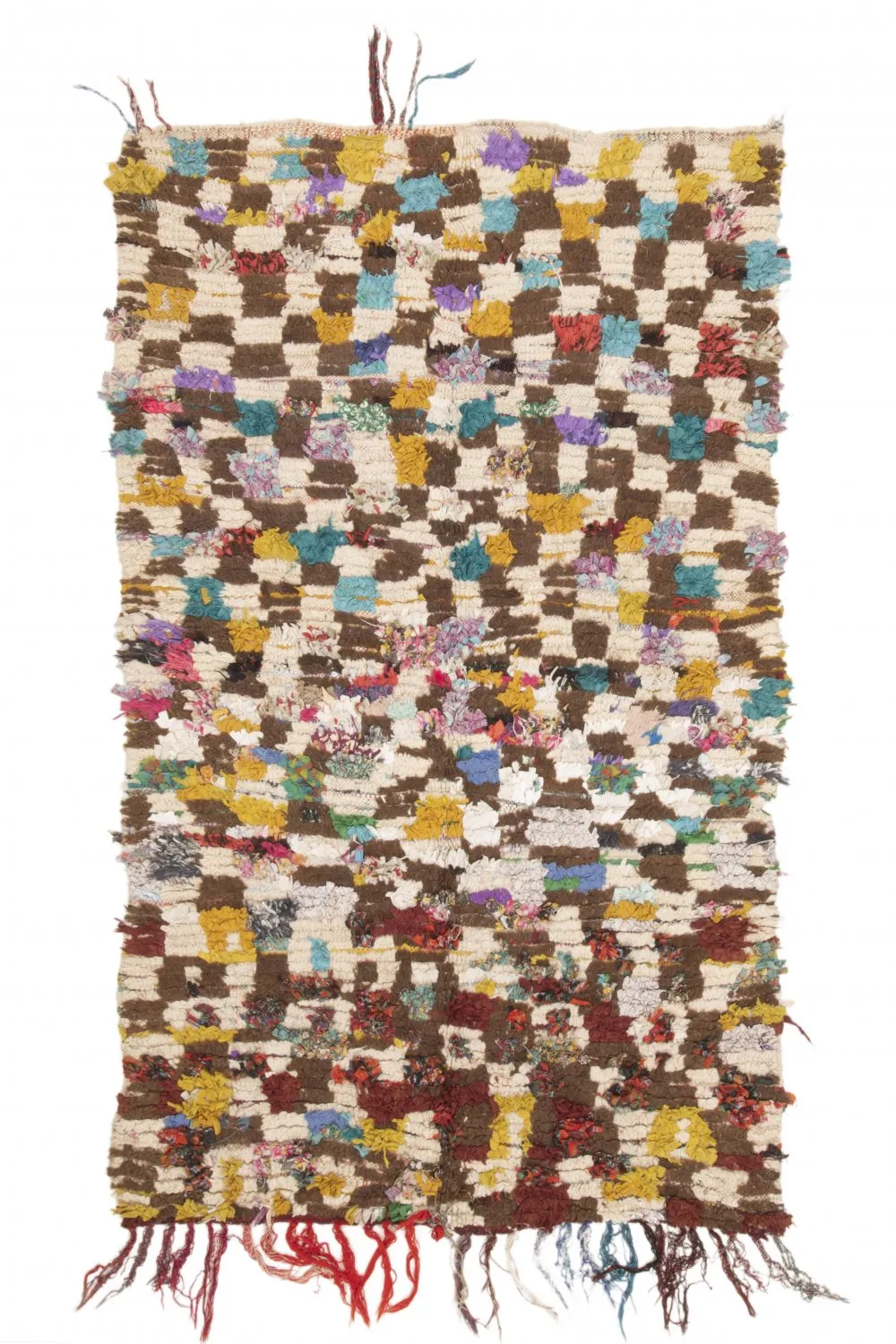 Tapis Marocain Berbère Boucherouite 215 x 130 cm