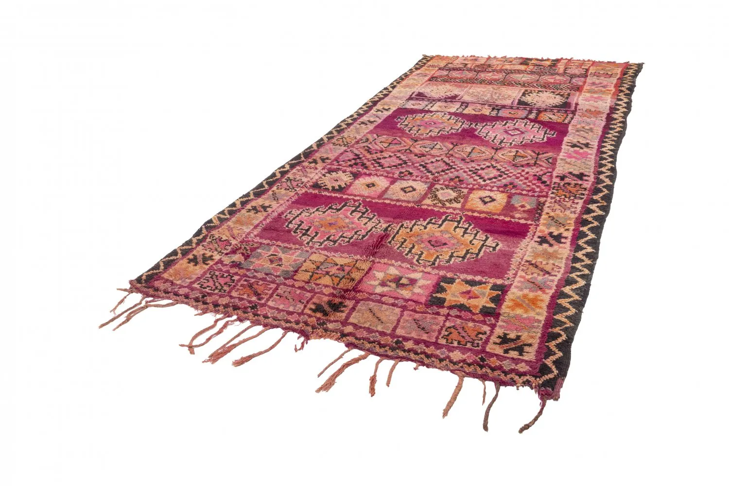 Tapis Kilim Marocain Berbère Azilal 370 x 190 cm