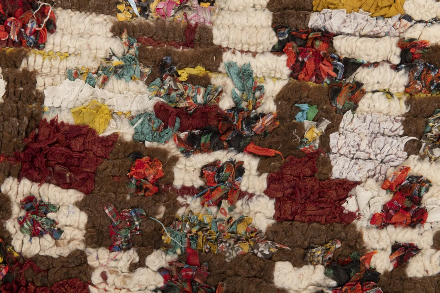 Tapis Marocain Berbère Boucherouite 215 x 130 cm
