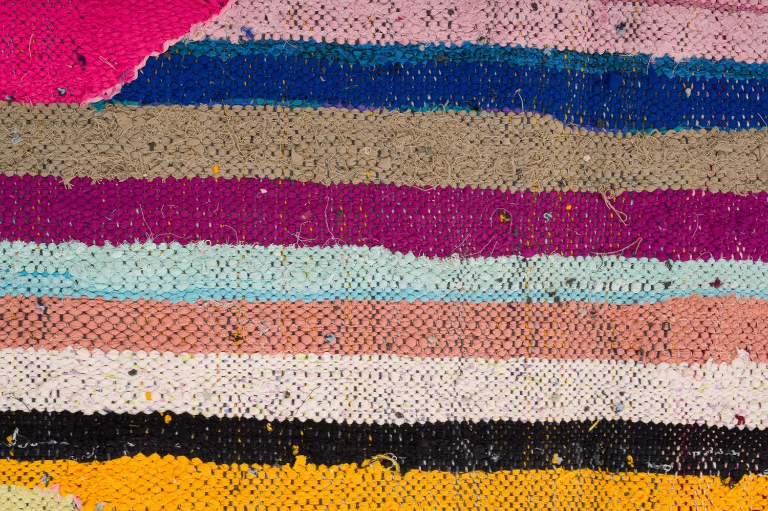 Tapis berbère marocain Boucherouite 135 x 260 cm