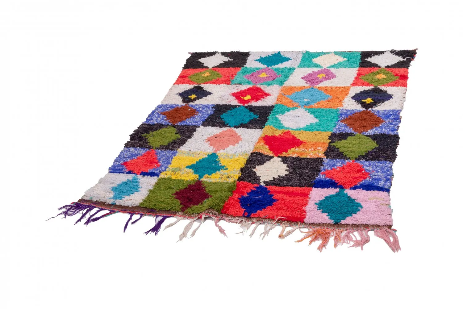 Tapis Marocain Berbère Boucherouite 200 x 140 cm