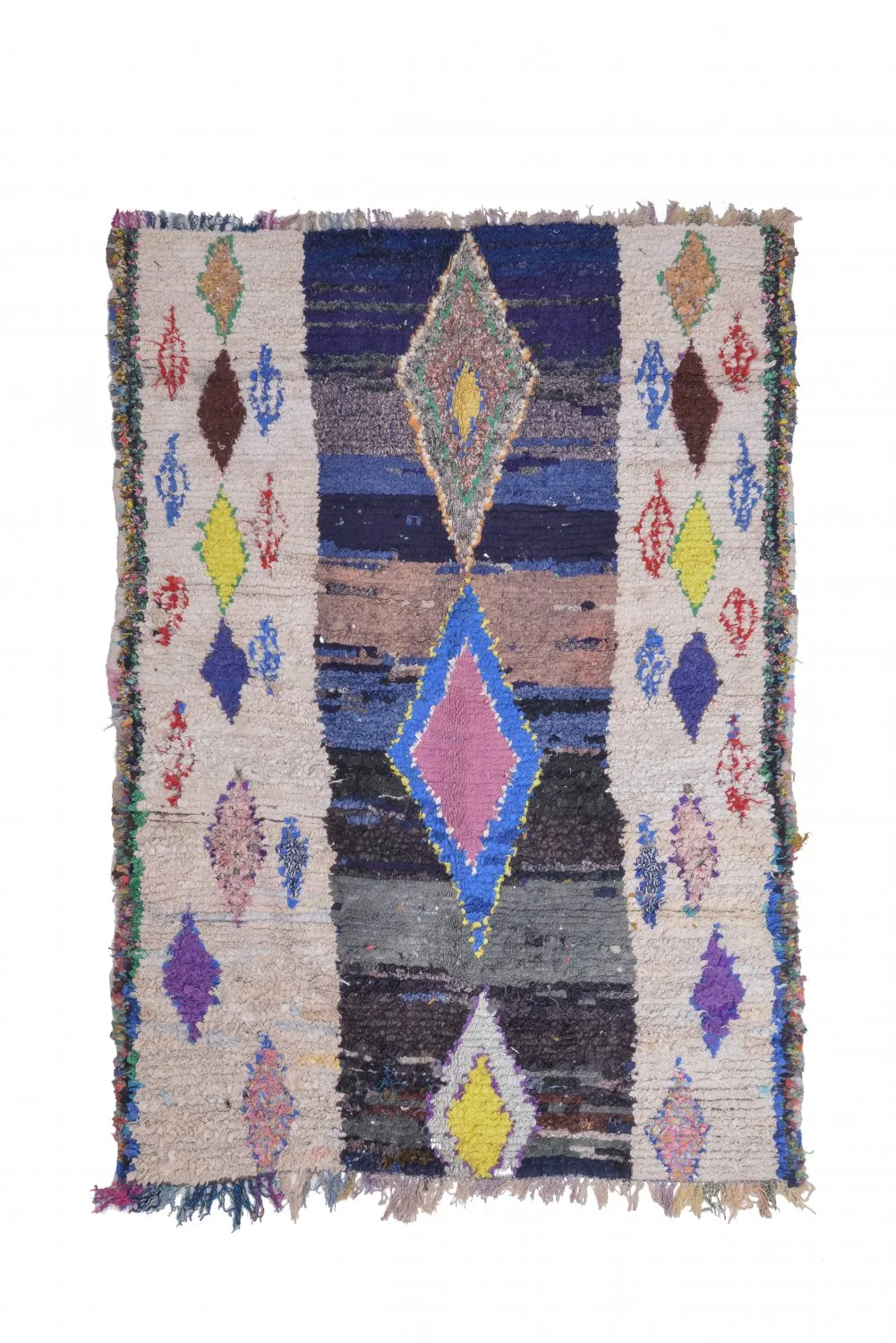Tapis Marocain Berbère Boucherouite 230 x 170 cm