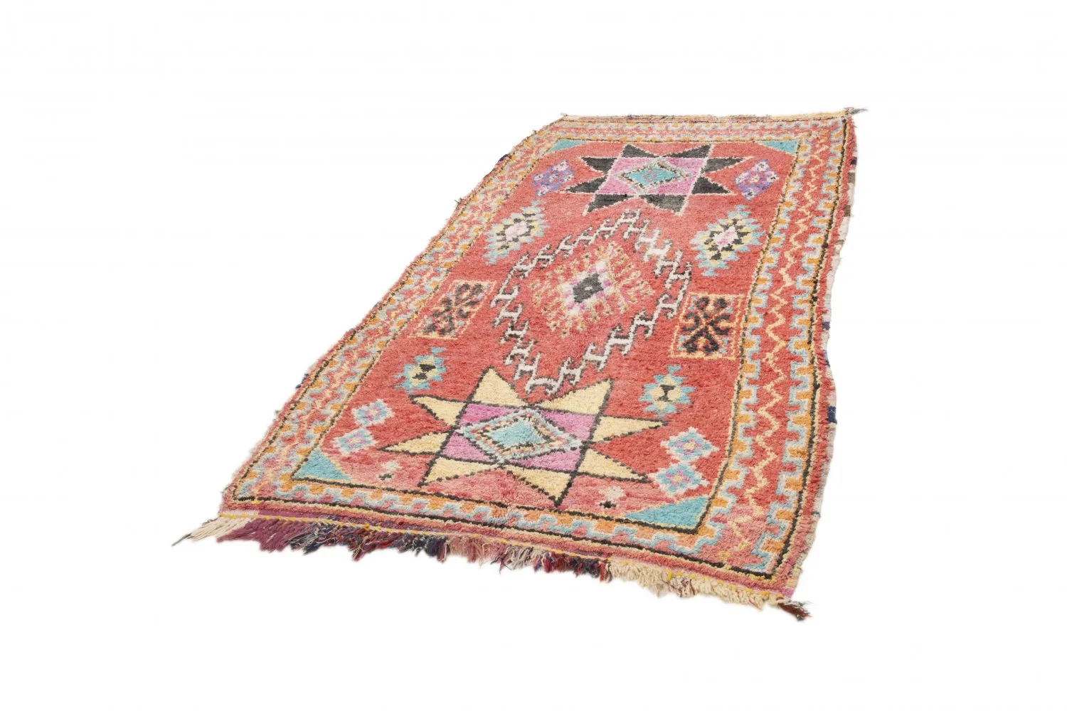 Tapis Marocain Berbère Boucherouite 275 x 130 cm