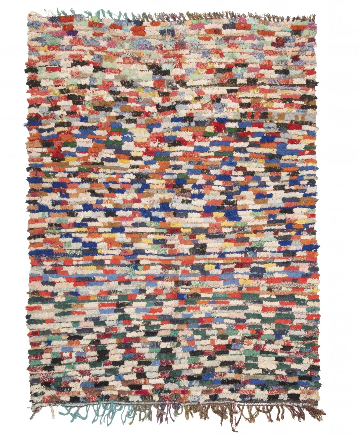 Tapis Marocain Berbère Boucherouite 225 x 170 cm