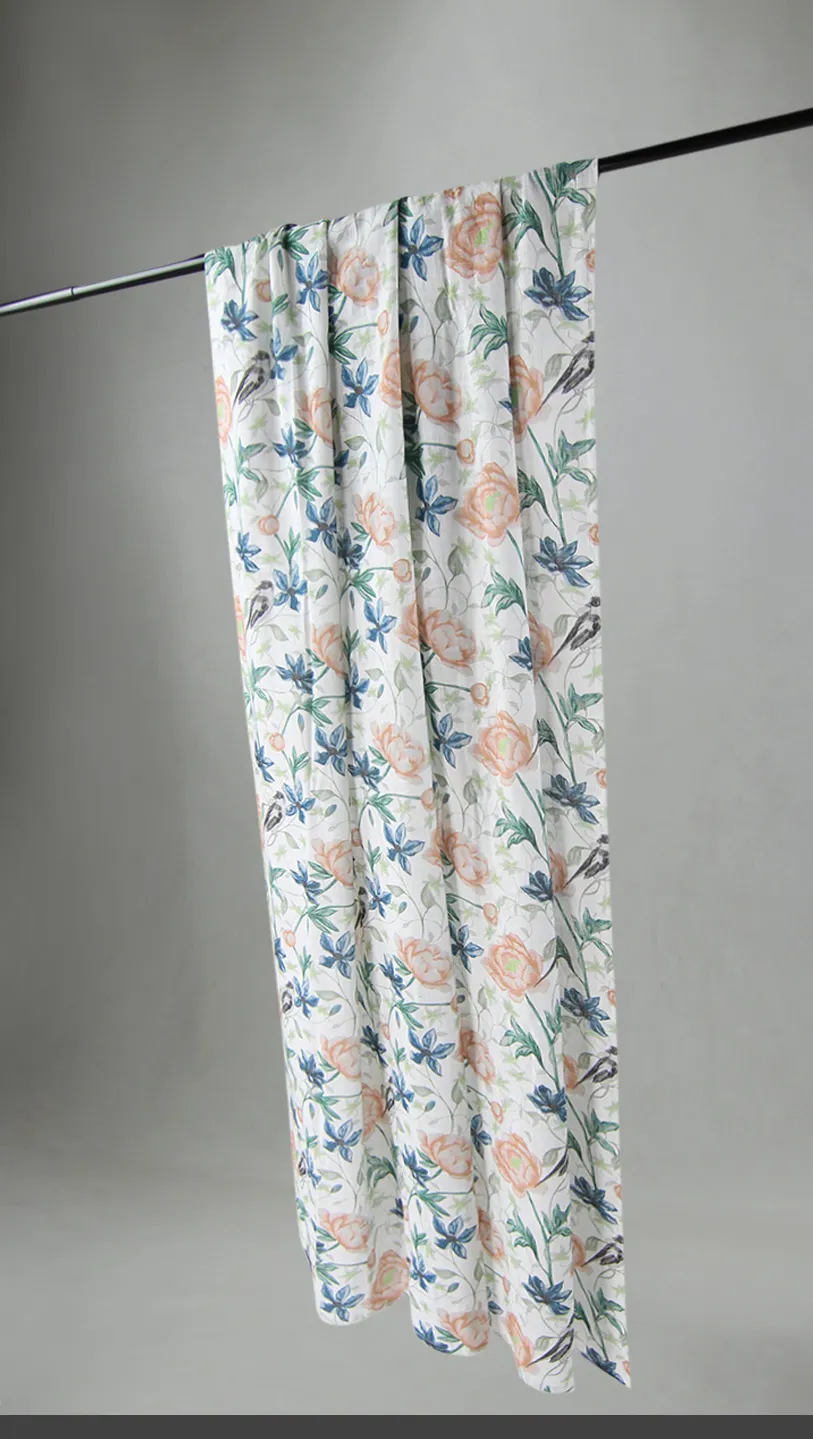 Rideaux - Rideau en coton - Gullan (orange)