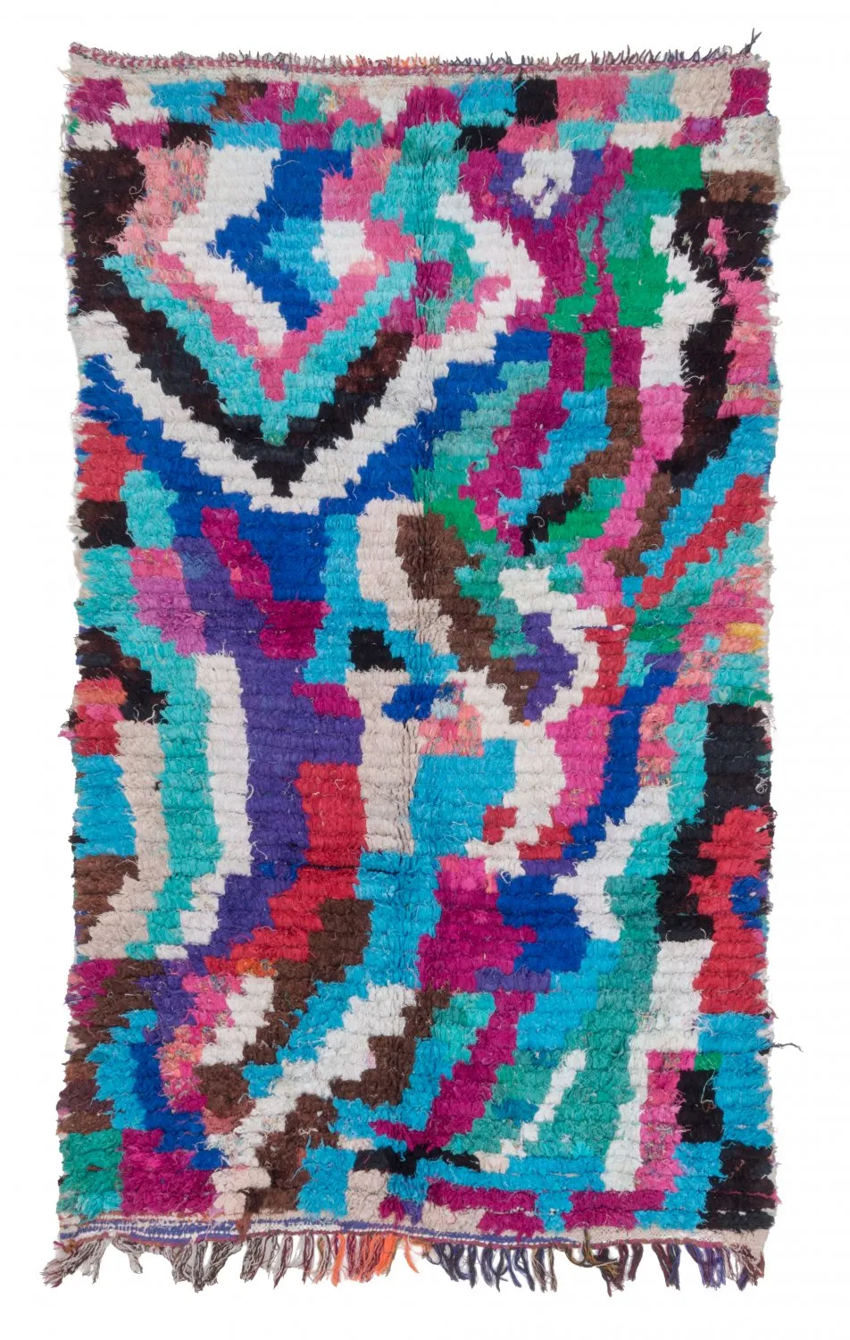 Tapis Marocain Berbère Boucherouite 210 x 120 cm