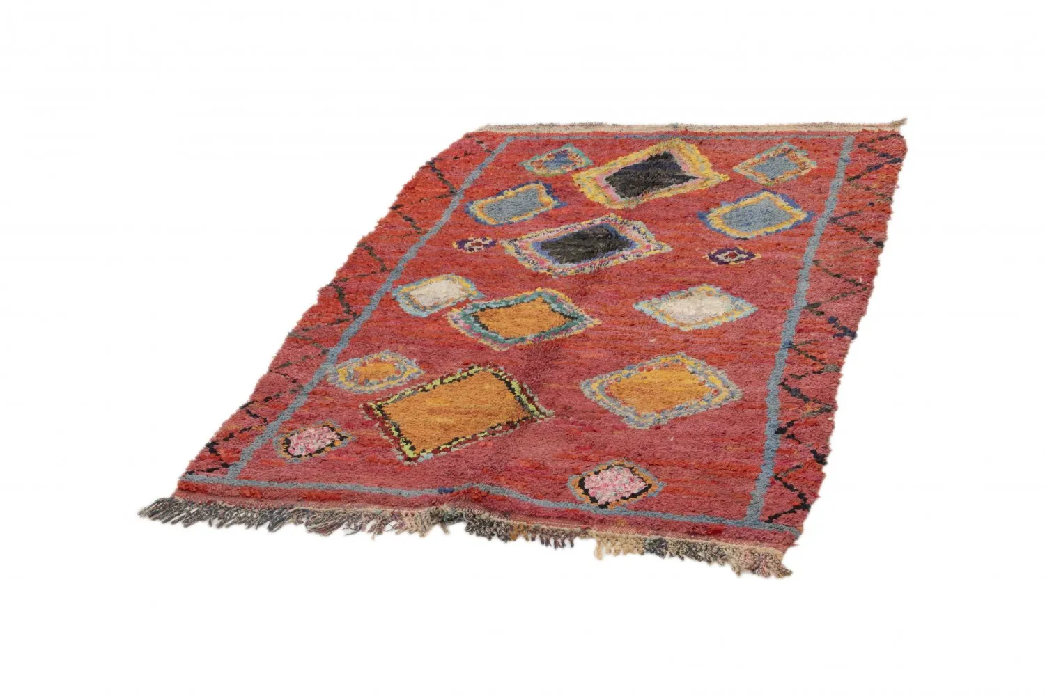 Tapis Marocain Berbère Boucherouite 200 x 120 cm