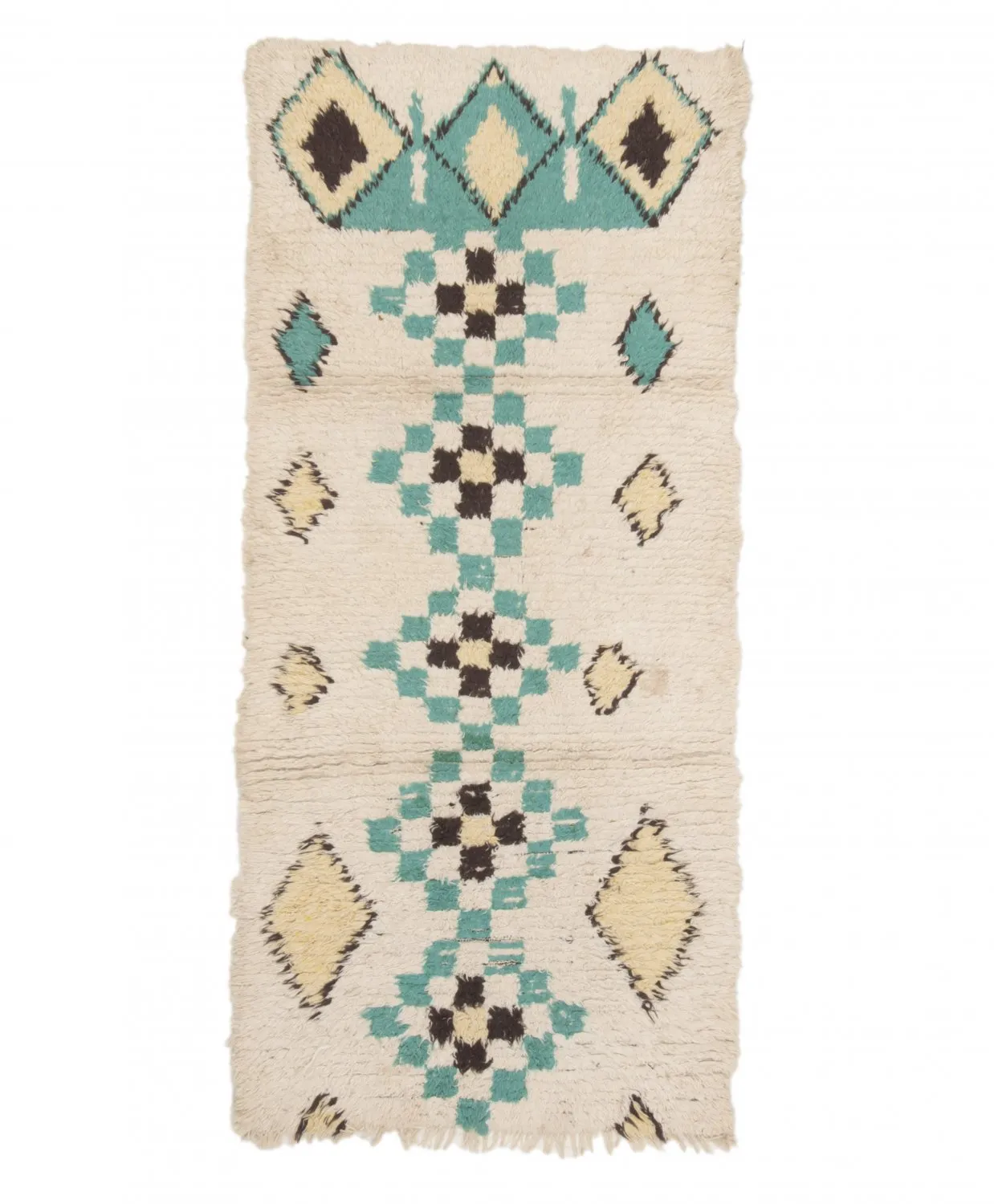 Tapis Marocain Berbère Boucherouite 175 x 85 cm
