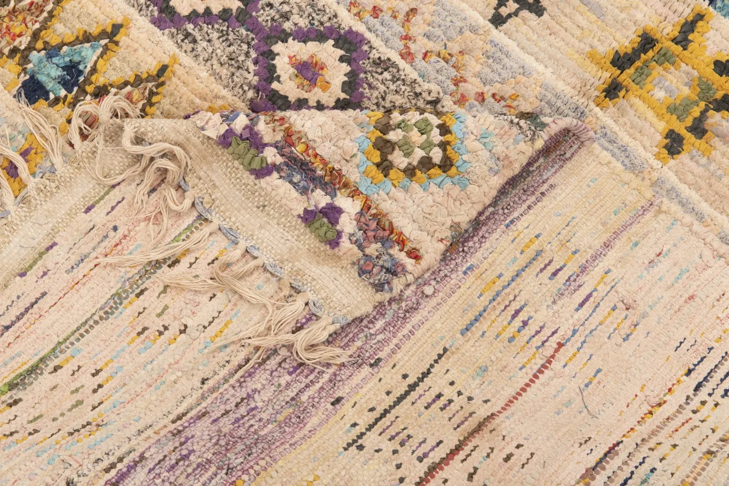 Tapis Marocain Berbère Boucherouite 195 x 115 cm