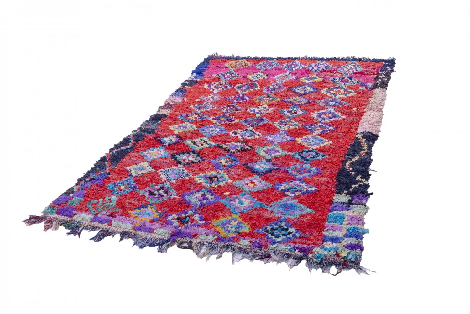 Tapis Marocain Berbère Boucherouite 245 x 150 cm