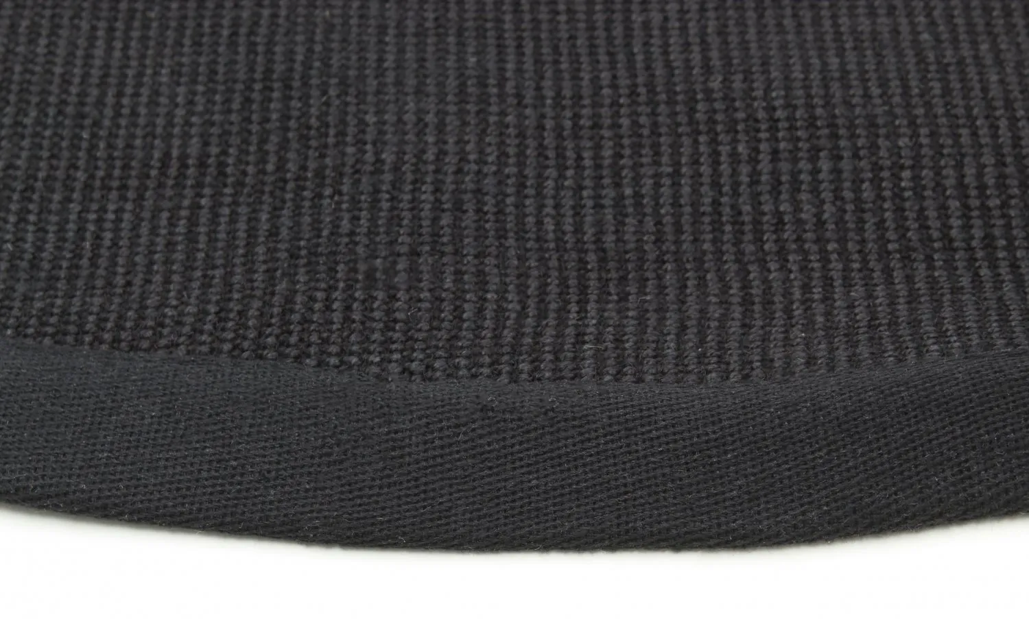 Tapis rond (sisal) - Agave (noir)