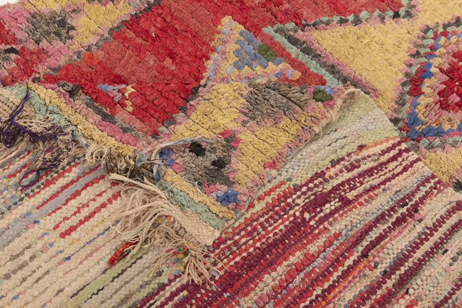 Tapis Marocain Berbère Boucherouite 300 x 120 cm