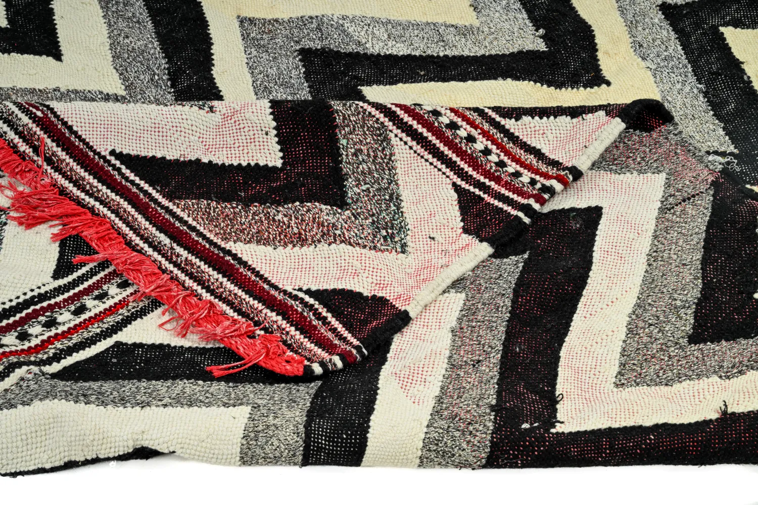 Tapis berbère marocain Boucherouite 150 x 280 cm