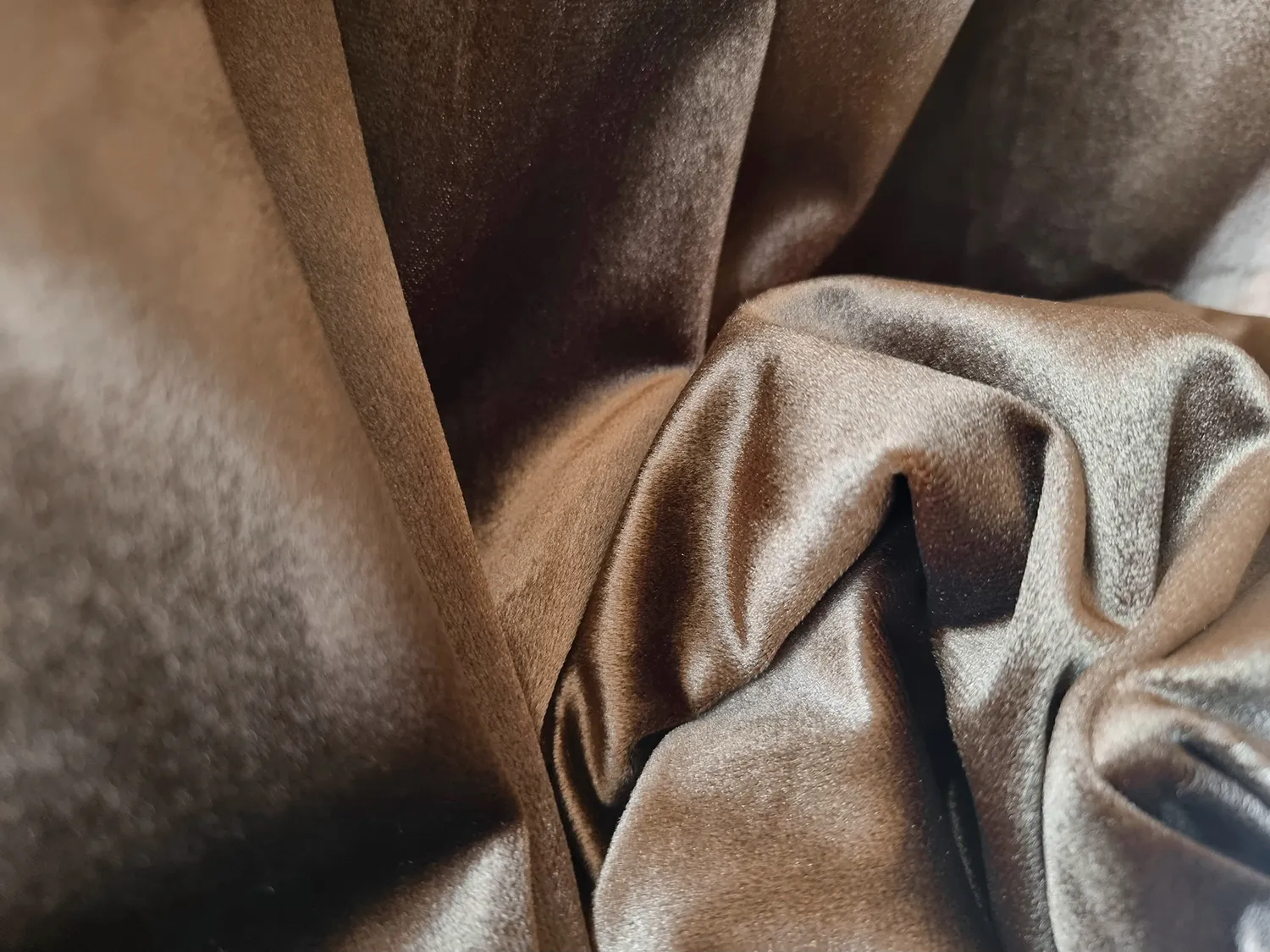 Rideaux - Rideau en velours Marlyn (beige foncé)