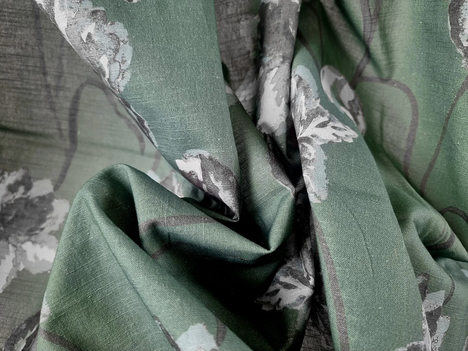 Rideaux - Rideau en coton Alegria (vert)