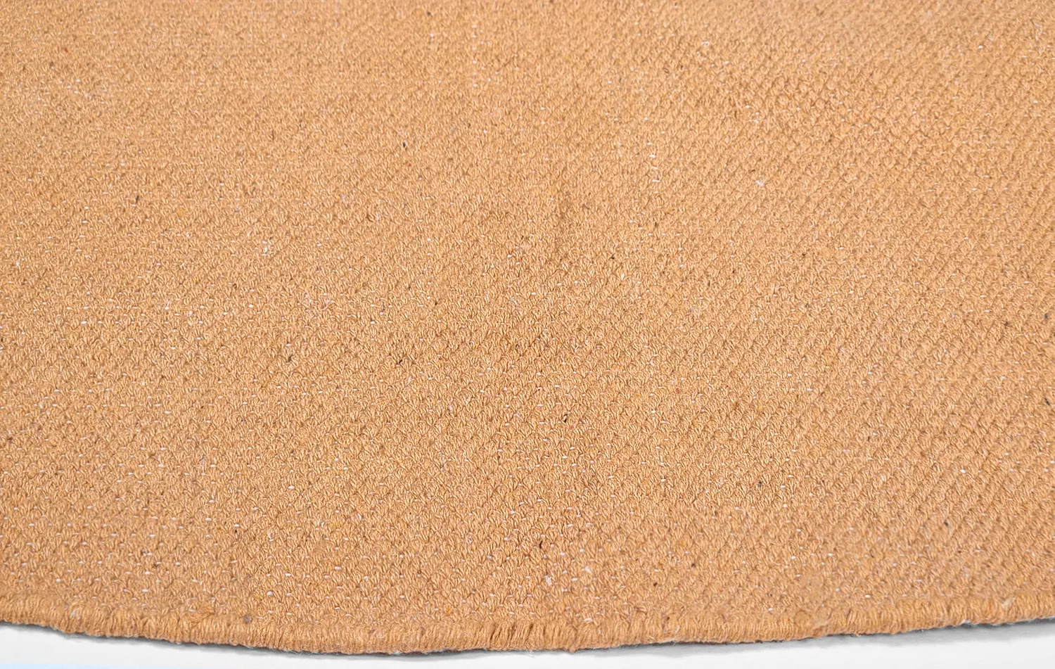 Tapis rond en coton - Billie (orange)