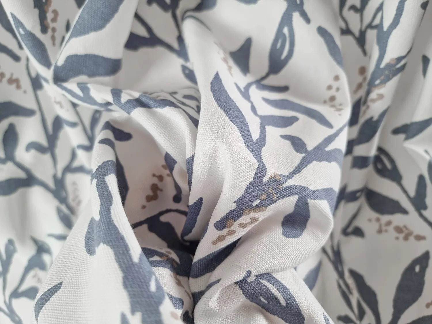 Rideaux - Rideau en coton Katri (bleu)