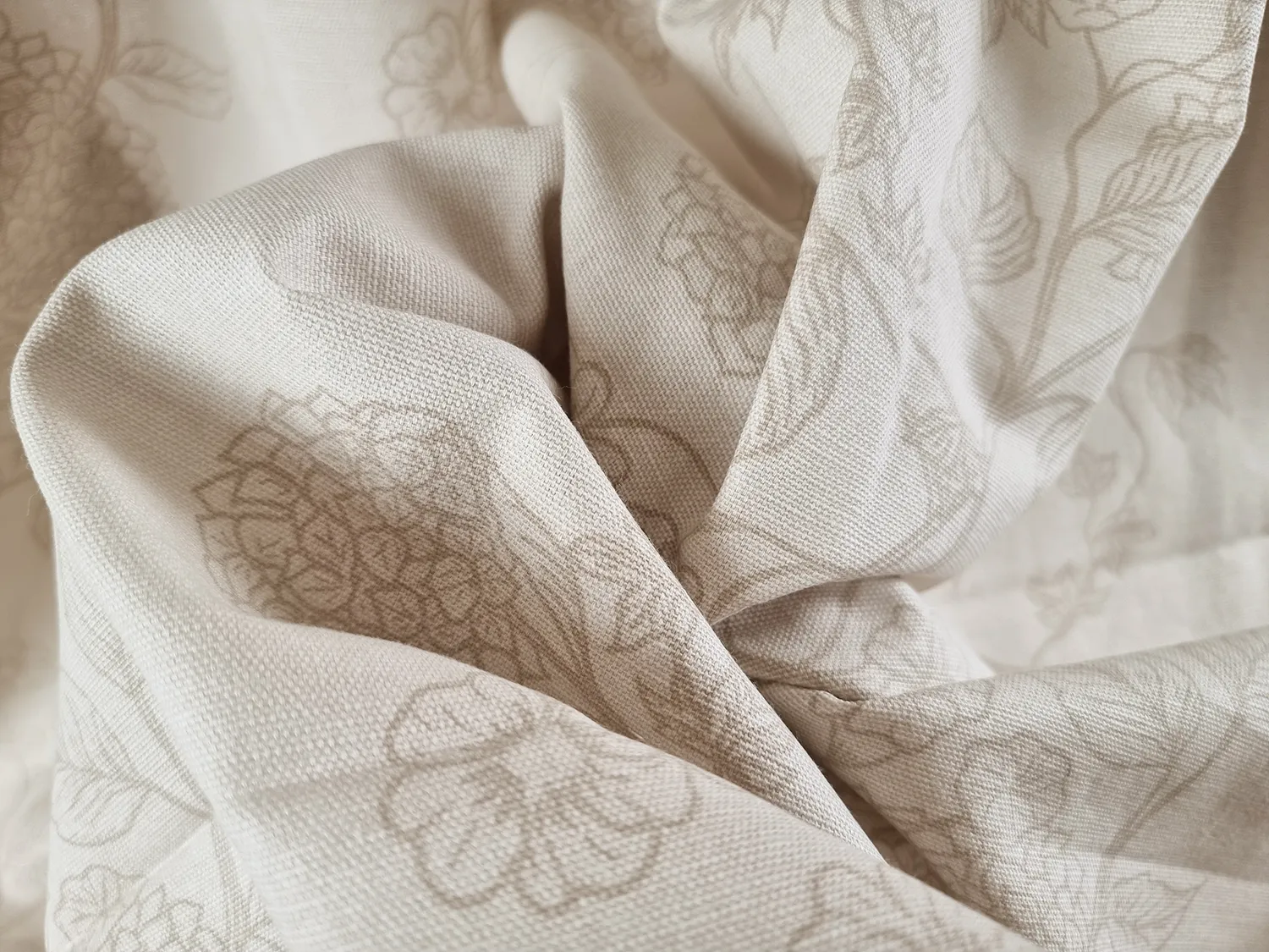 Rideaux - Rideau en coton Minna (beige)