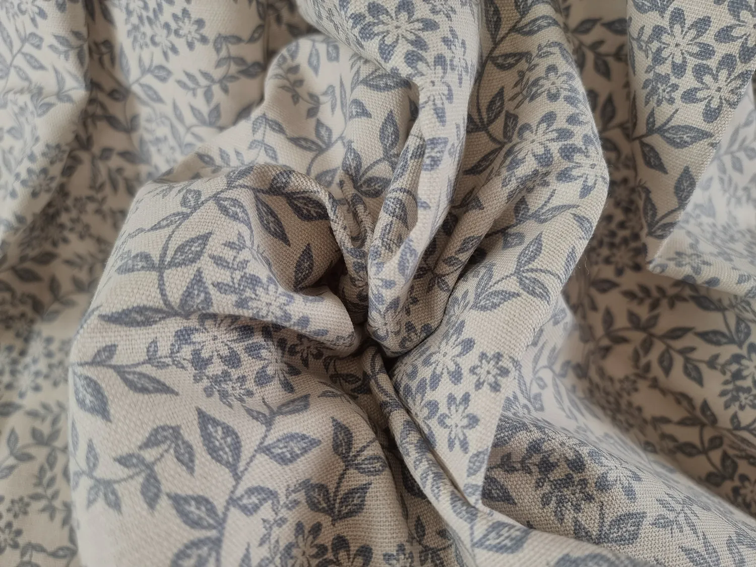 Rideaux - Rideau en coton Lilja (bleu)