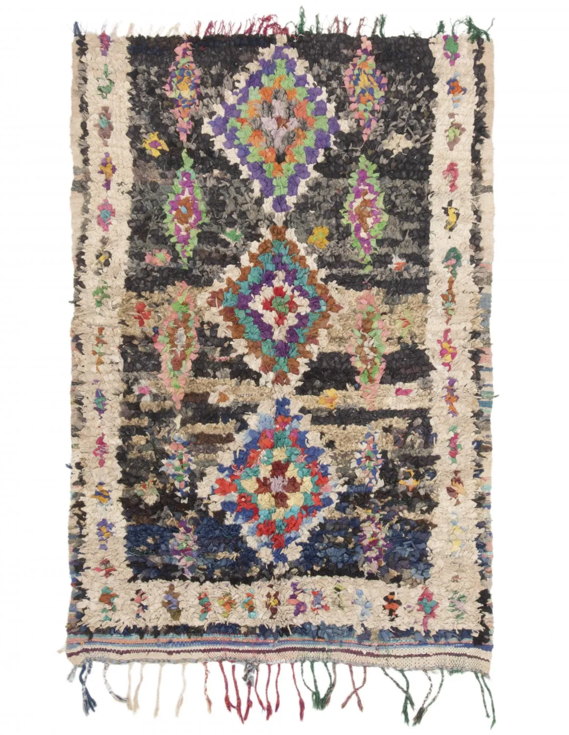 Tapis Marocain Berbère Boucherouite 175 x 115 cm