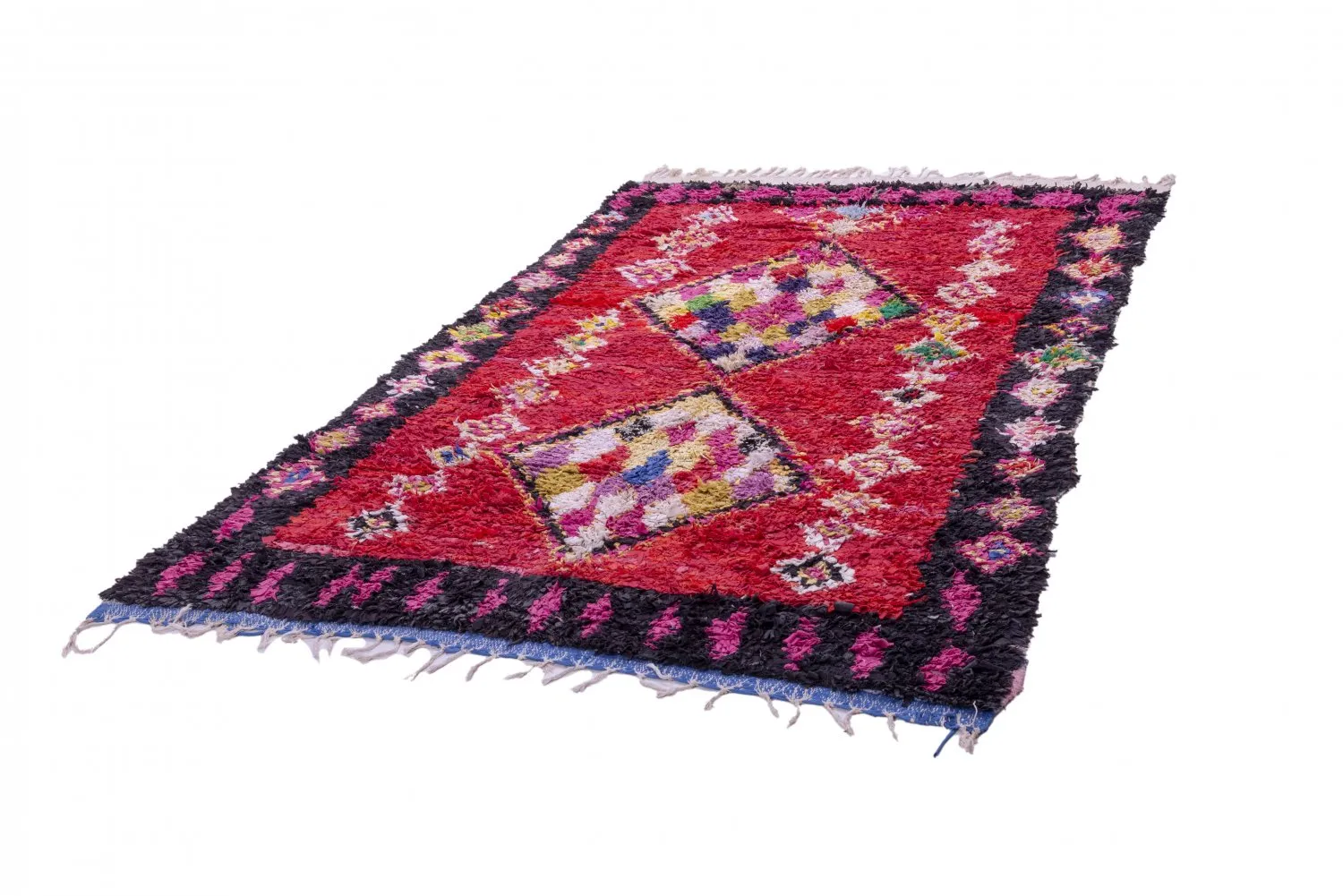 Tapis Marocain Berbère Boucherouite 255 x 165 cm