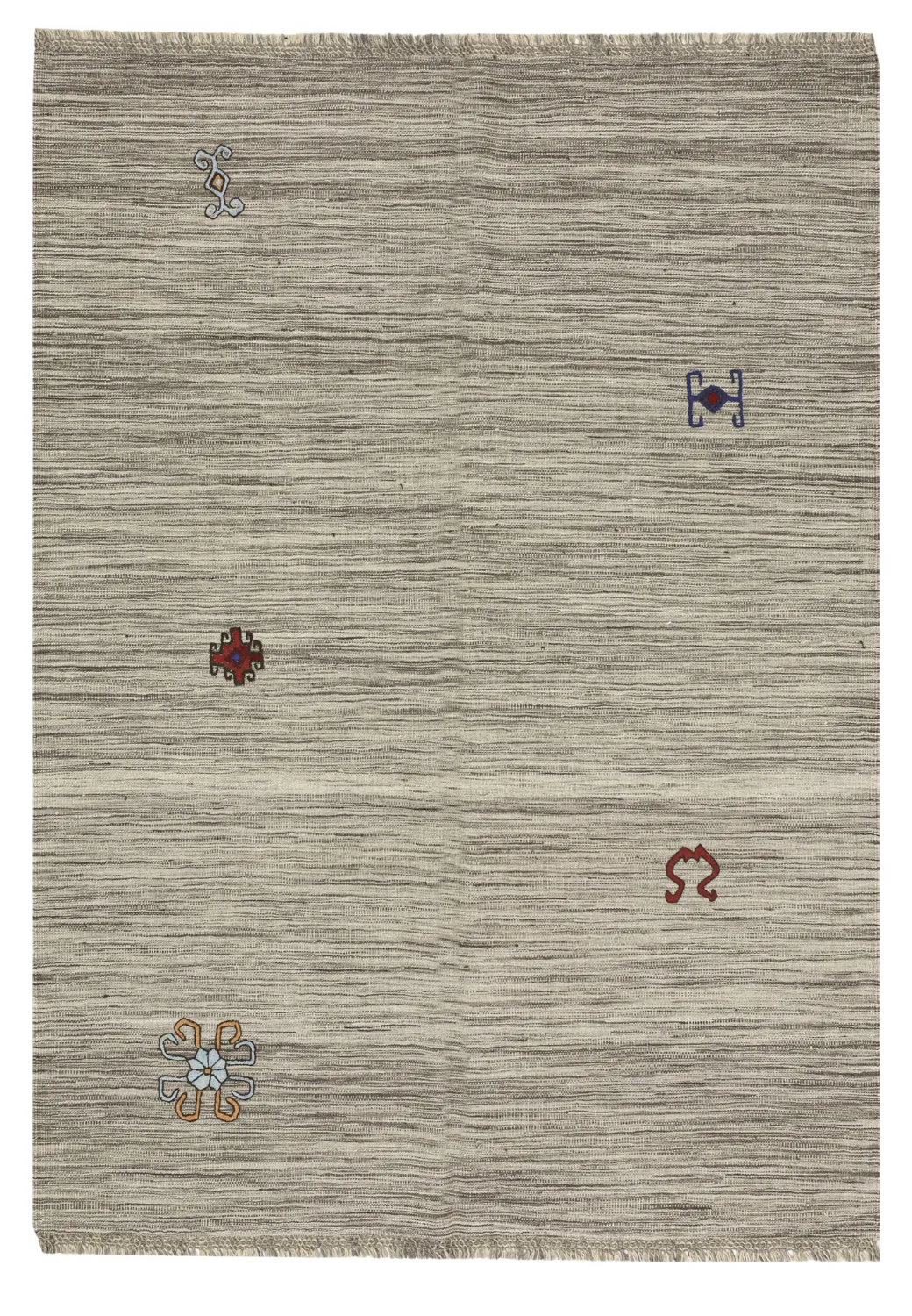 Tapis Oriental - Modern Kelim Hand Woven - 157 x 227 cm