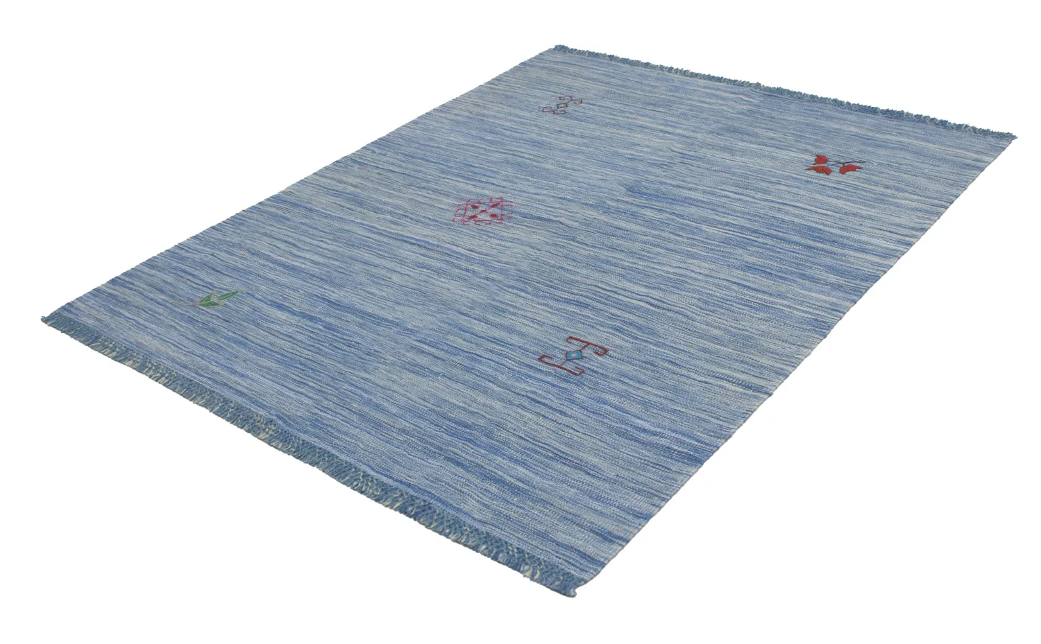 Tapis Oriental - Modern Kelim Hand Woven - 155 x 203 cm