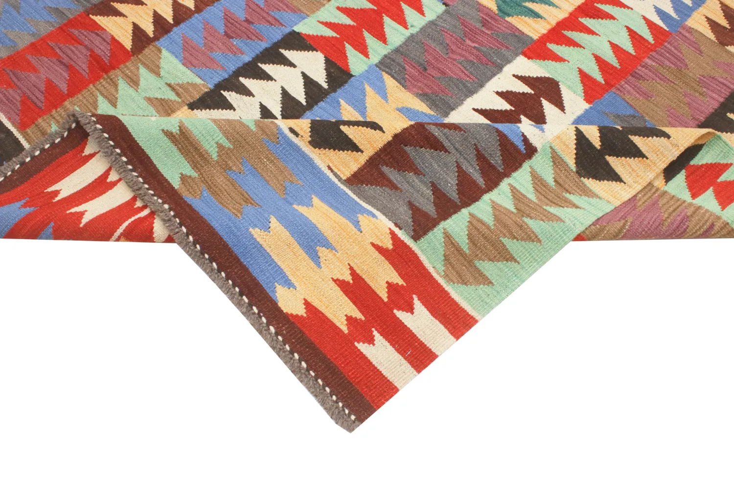 Tapis Oriental - Hazara Kelim Hand Woven - 154 x 201 cm