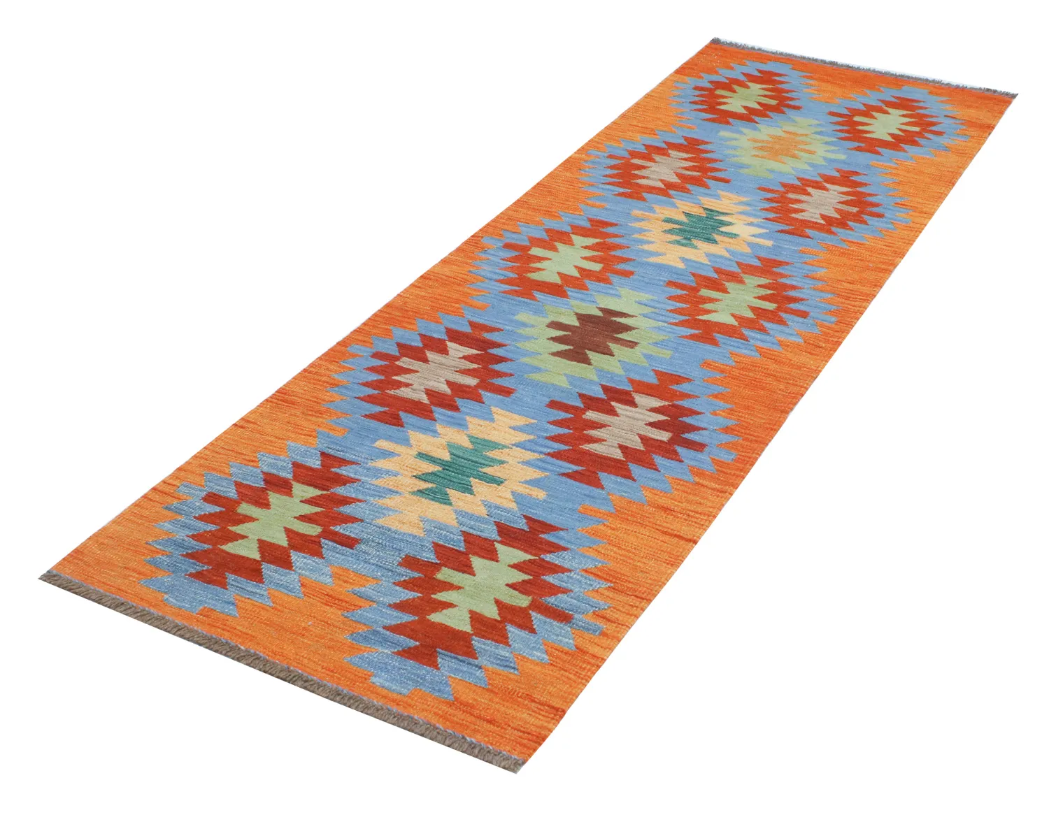 Tapis Oriental - Hazara Kelim Hand Woven - 81 x 241 cm