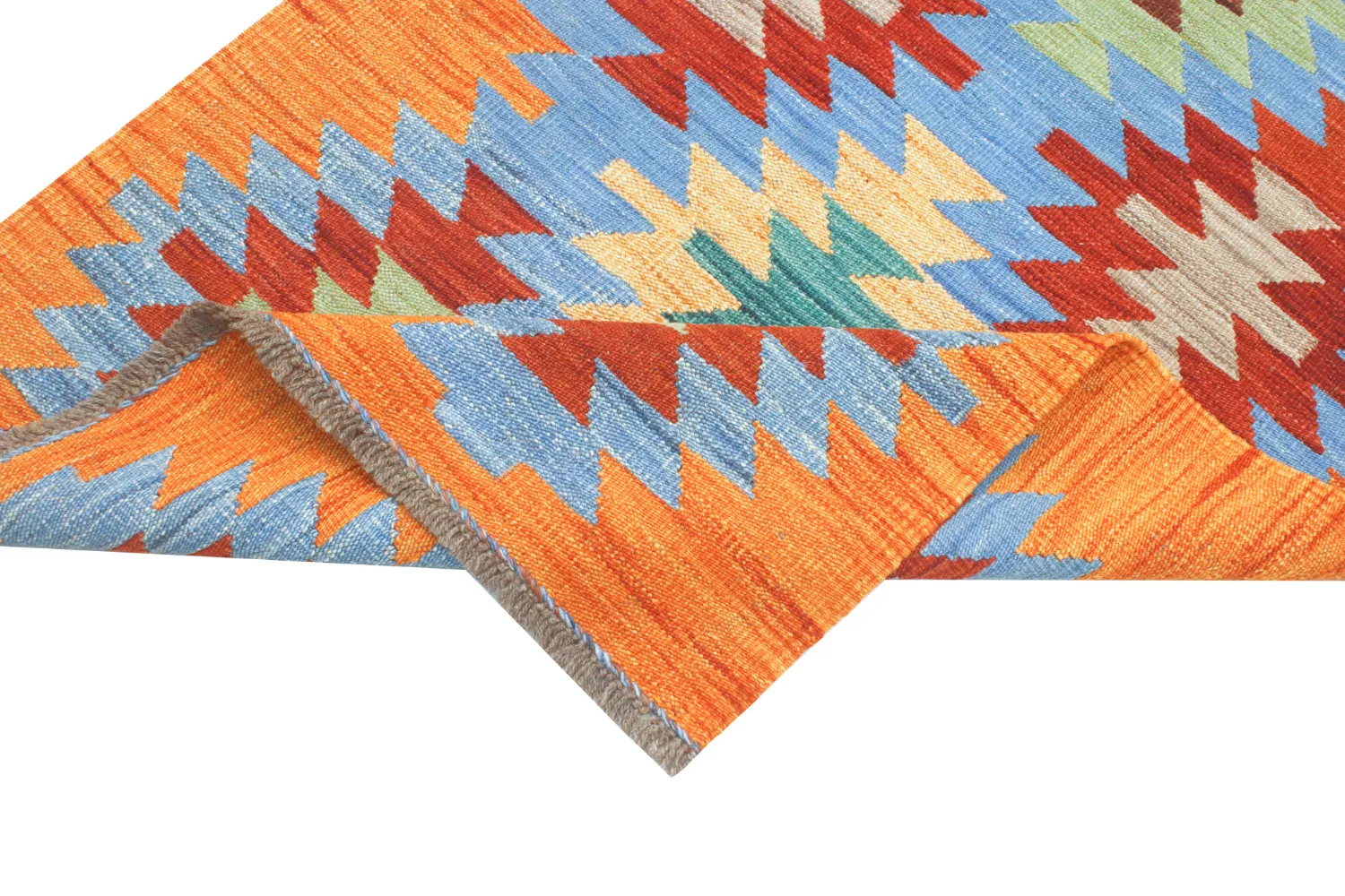 Tapis Oriental - Hazara Kelim Hand Woven - 81 x 241 cm