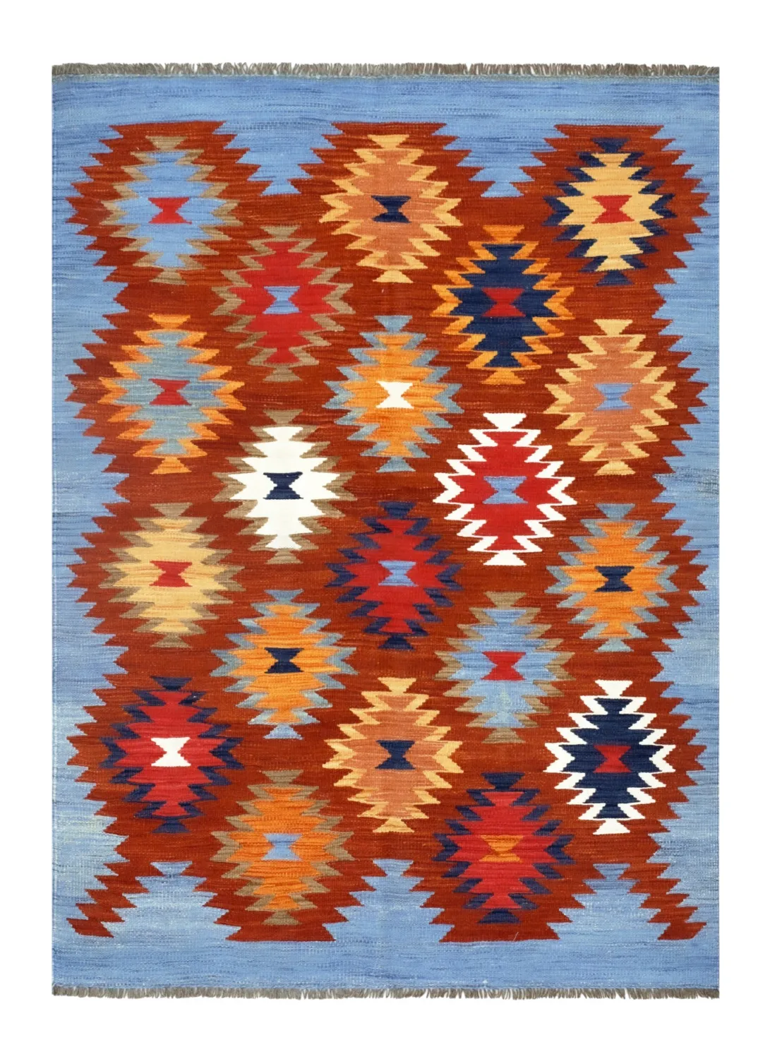 Tapis Oriental - Hazara Kelim Hand Woven - 135 x 184 cm