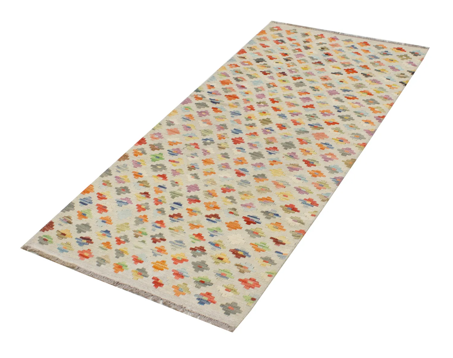 Tapis Oriental - Vegi Kelim Hand Woven - 77 x 197 cm