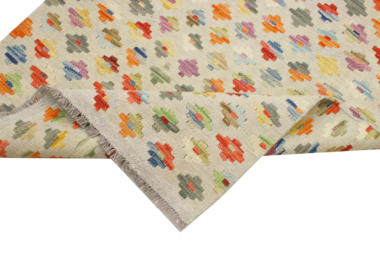 Tapis Oriental - Vegi Kelim Hand Woven - 77 x 197 cm