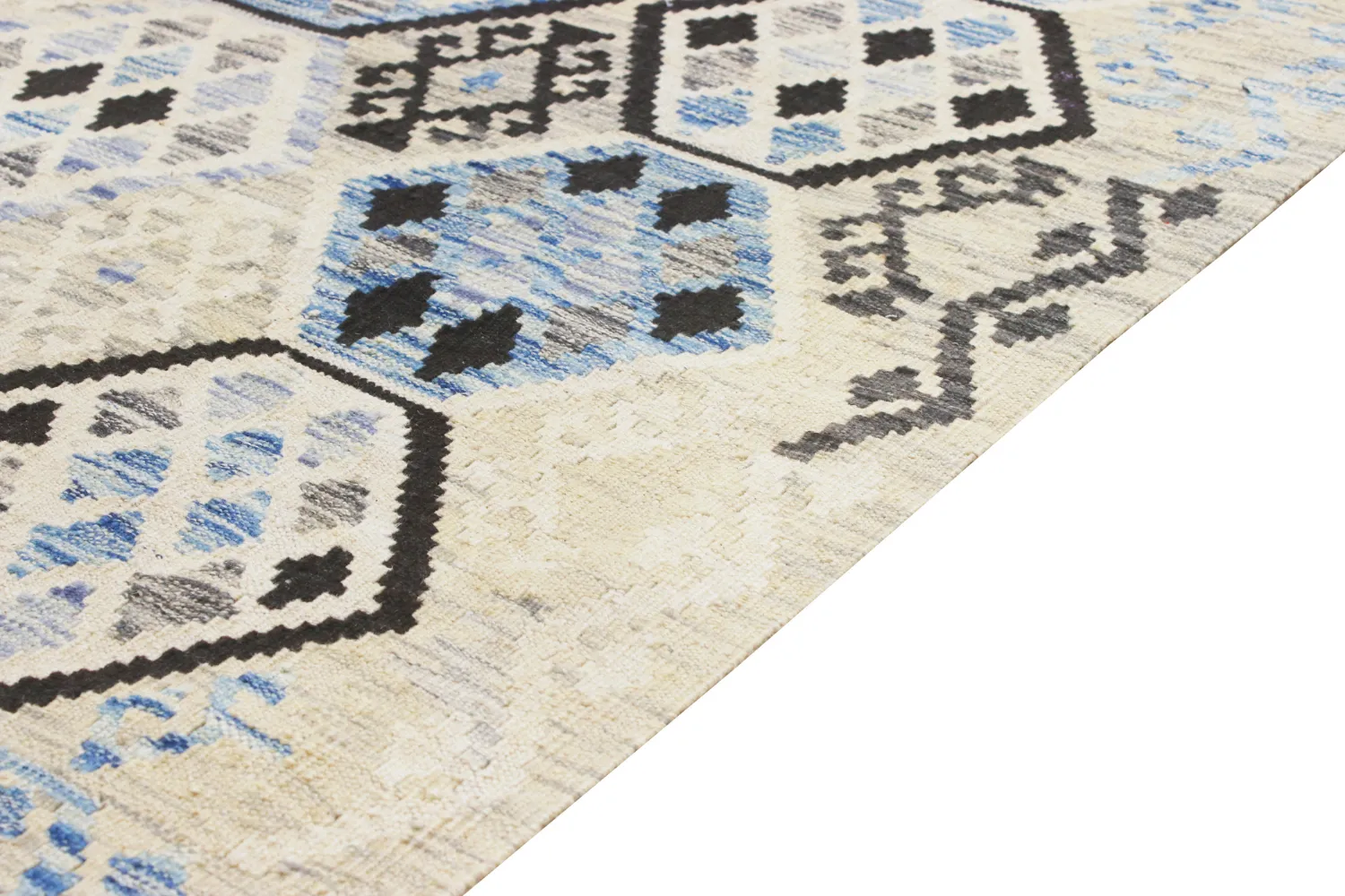 Tapis Oriental - Vegi Kelim Hand Woven - 83 x 117 cm