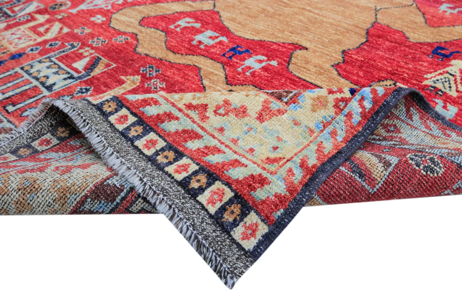 Tapis Oriental - Tribal Hand Knotted - 162 x 272 cm