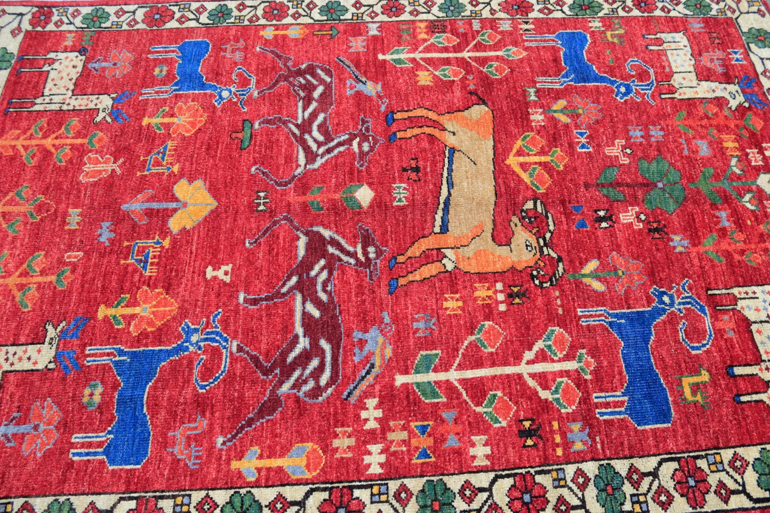Tapis Oriental - Tribal Hand Knotted - 158 x 239 cm
