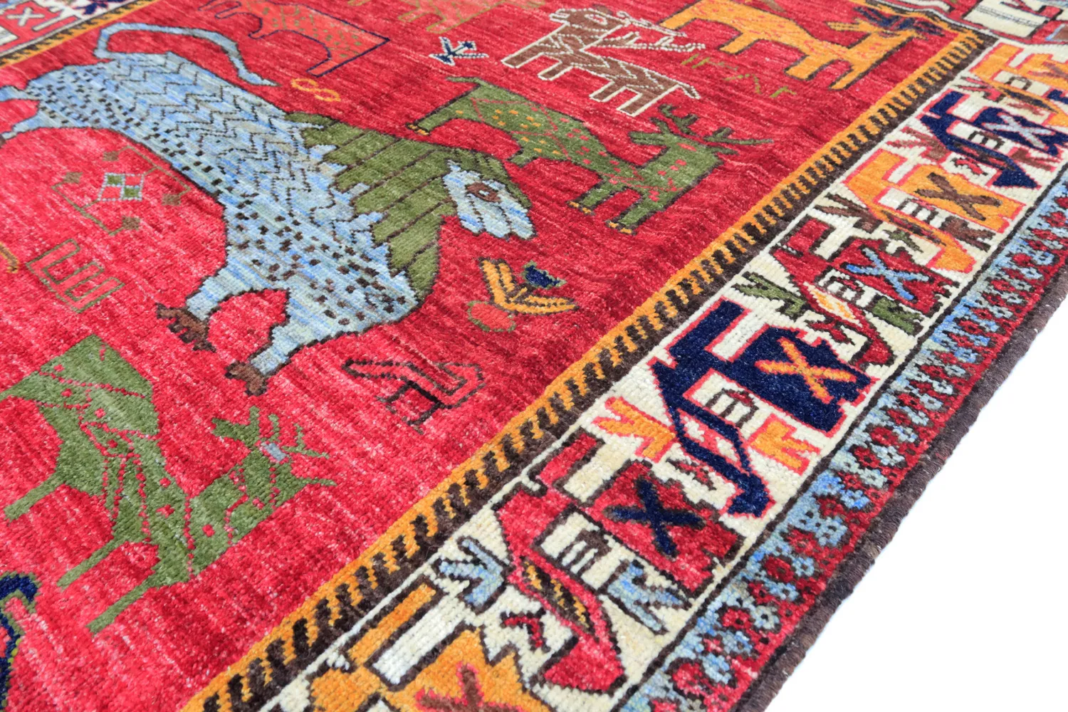 Tapis Oriental - Tribal Hand Knotted - 148 x 199 cm