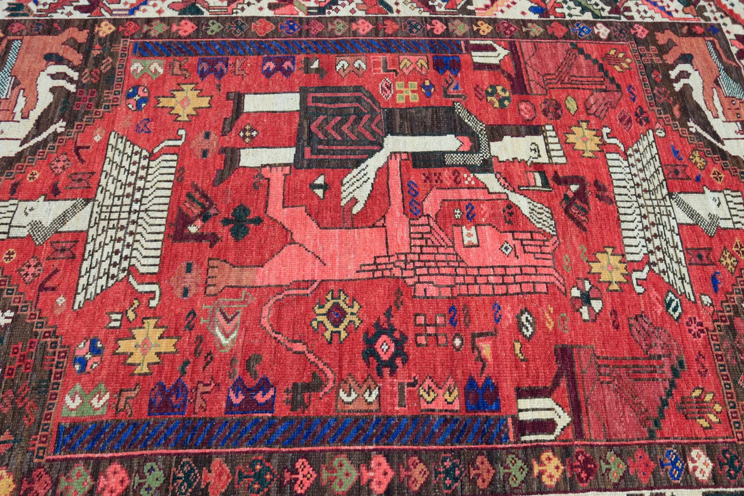 Tapis Oriental - Tribal Hand Knotted - 154 x 221 cm