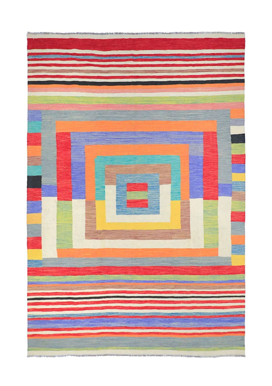 Tapis Oriental - Kelim Hand Woven - 205 x 299 cm