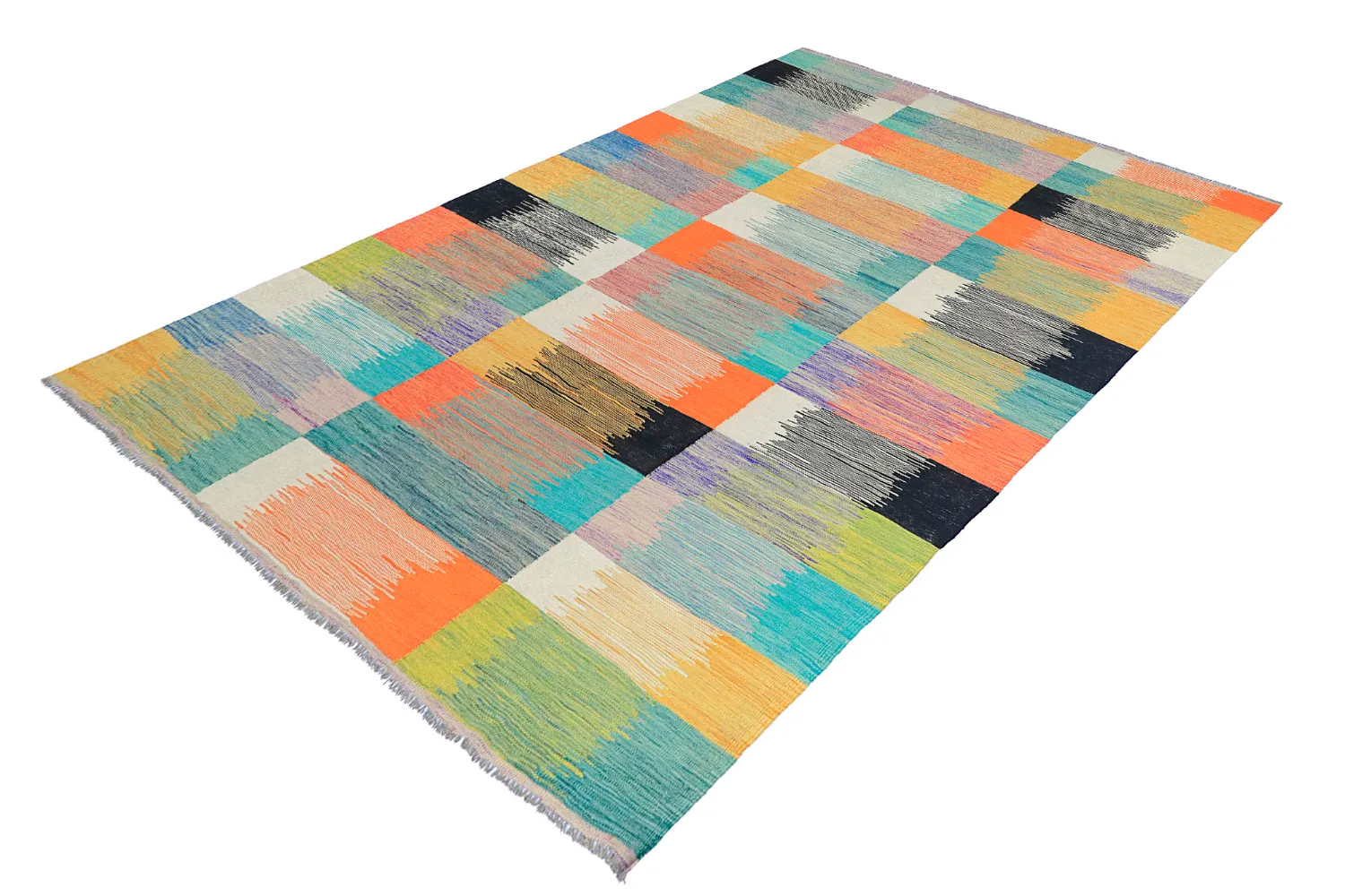 Tapis Oriental - Kelim Hand Woven - 197 x 299 cm