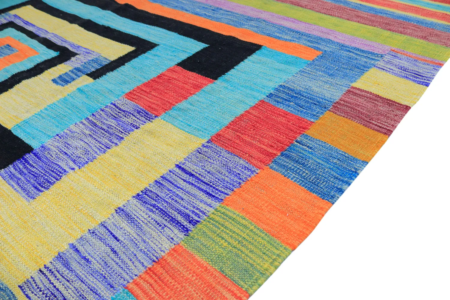 Tapis Oriental - Kelim Hand Woven - 203 x 299 cm