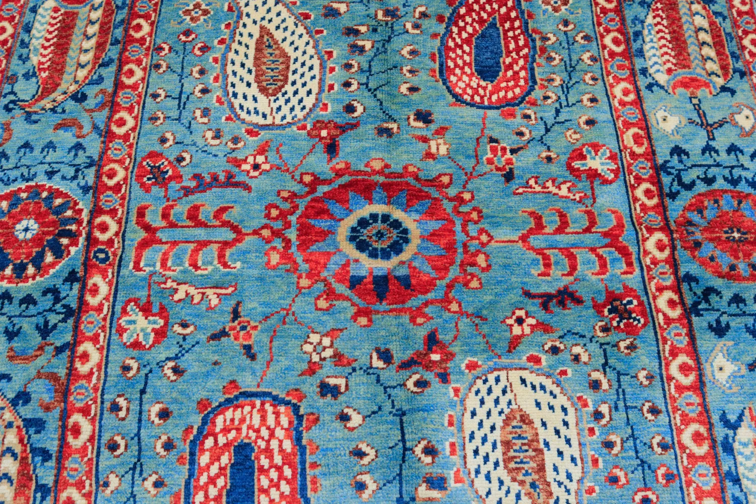 Tapis Oriental - Suzani Hand Knotted - 170 x 240 cm