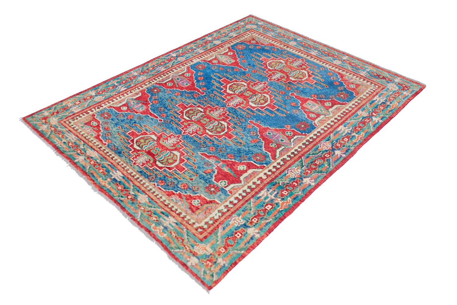 Tapis Oriental - Suzani Hand Knotted - 170 x 240 cm