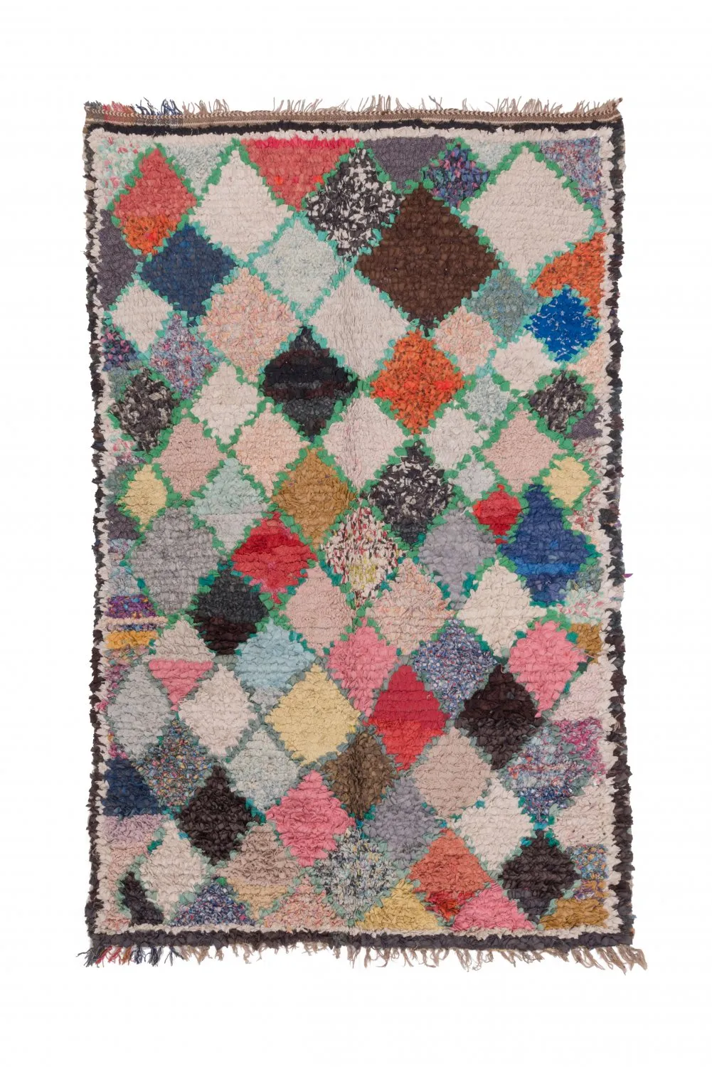 Tapis Marocain Berbère Boucherouite 230 x 145 cm
