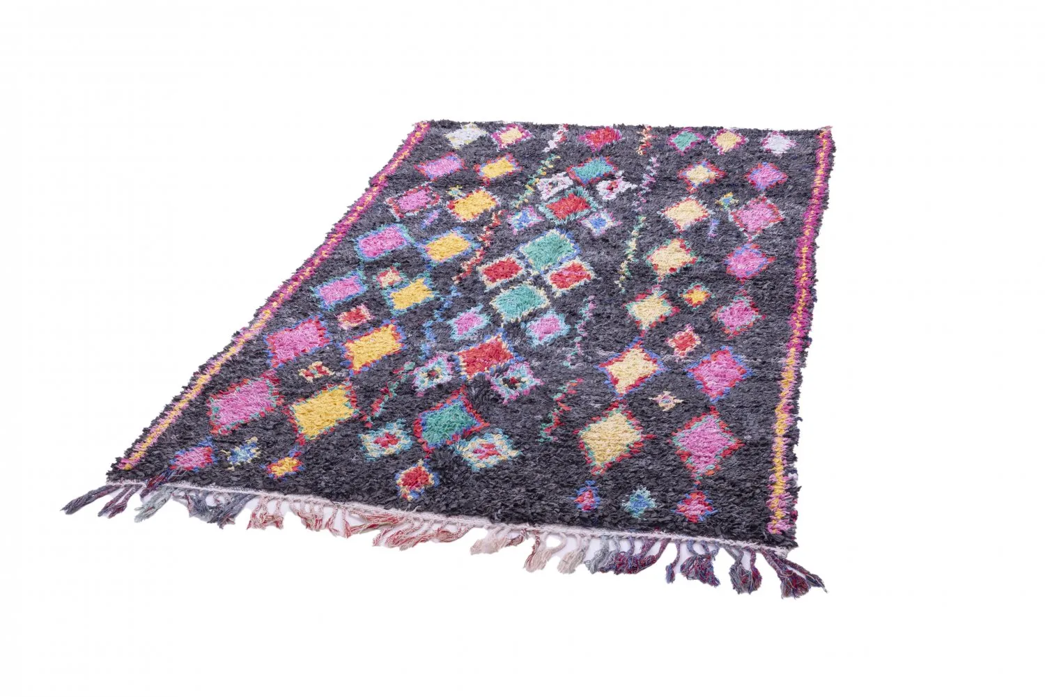 Tapis Marocain Berbère Boucherouite 240 x 135 cm
