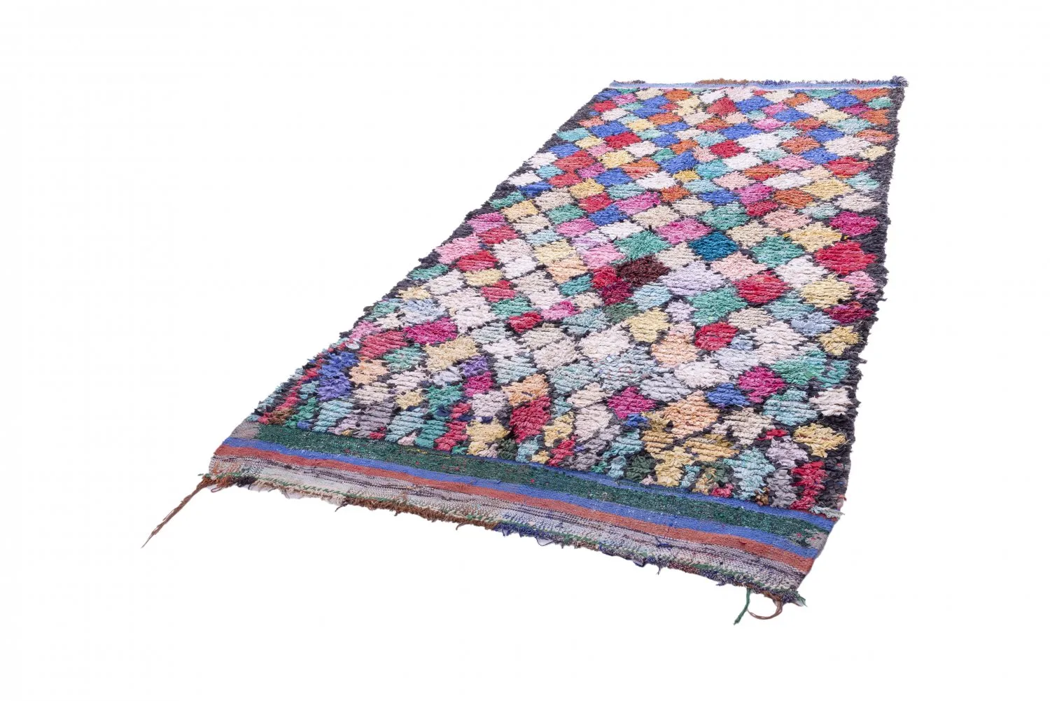 Tapis Marocain Berbère Boucherouite 325 x 160 cm