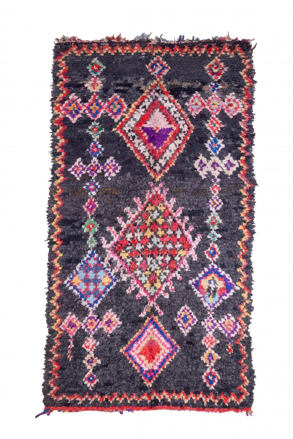 Tapis Marocain Berbère Boucherouite 265 x 165 cm